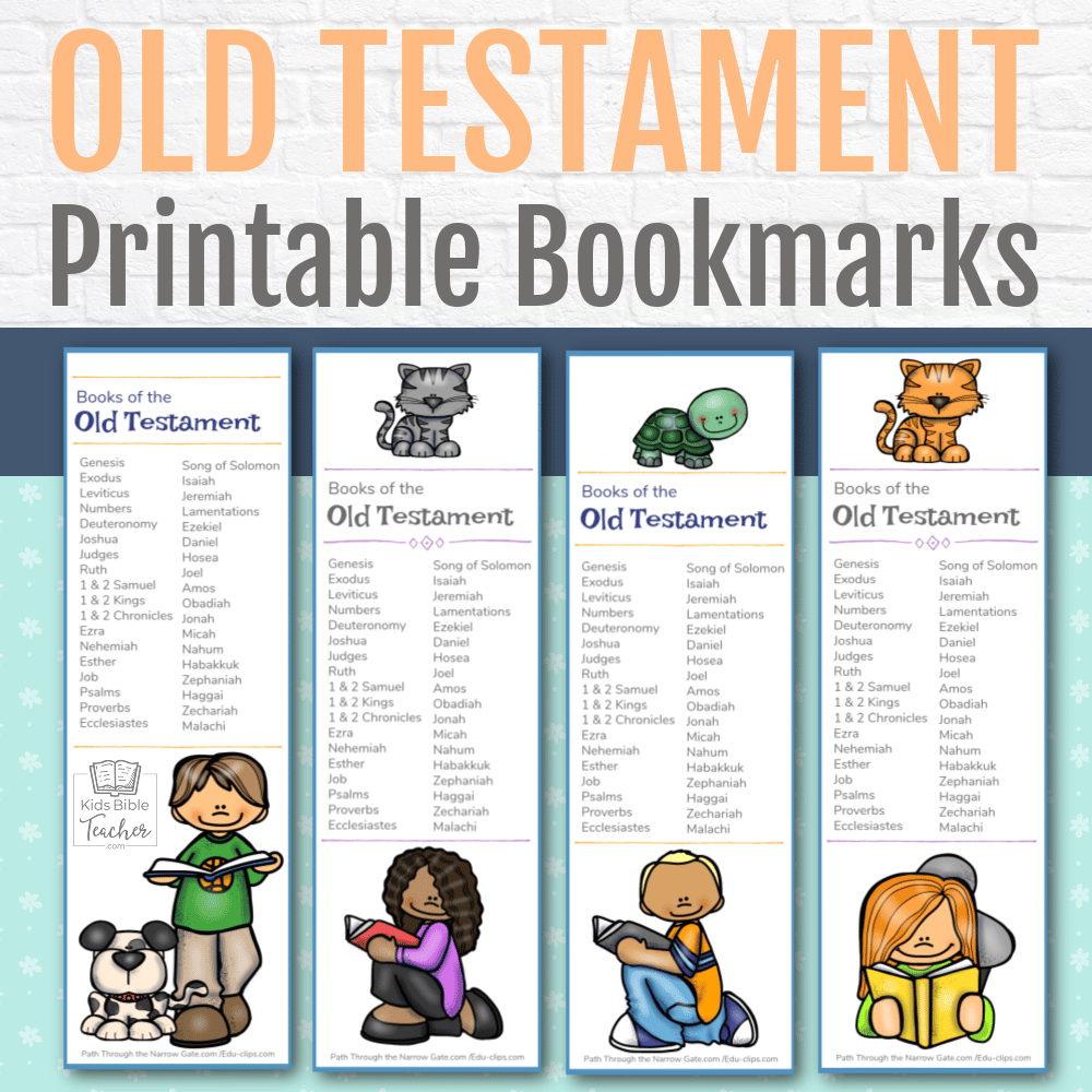 Old testament bible bookmarks