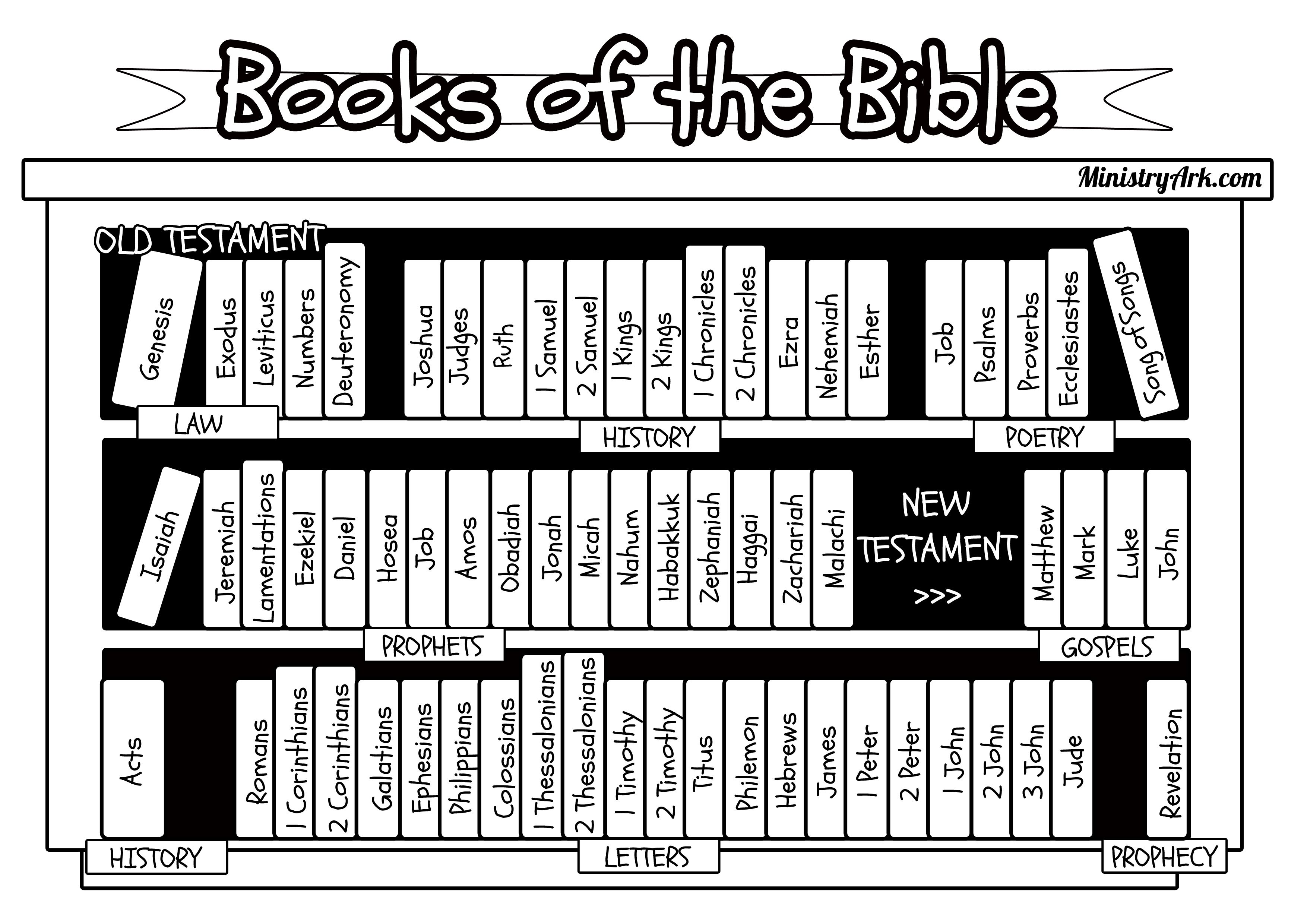 Bible printables books of the bible bible coloring