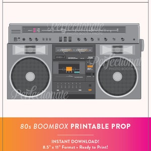 Boombox printable