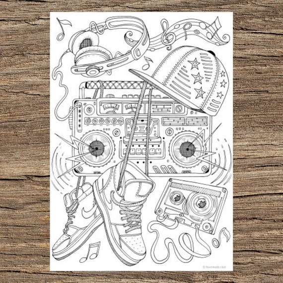 Buy stereo printable adult coloring page from favoreads online in india