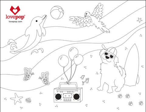 Activity sheets coloring pages