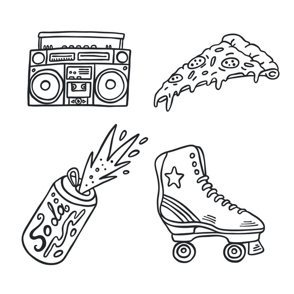 Boombox clipart royalty