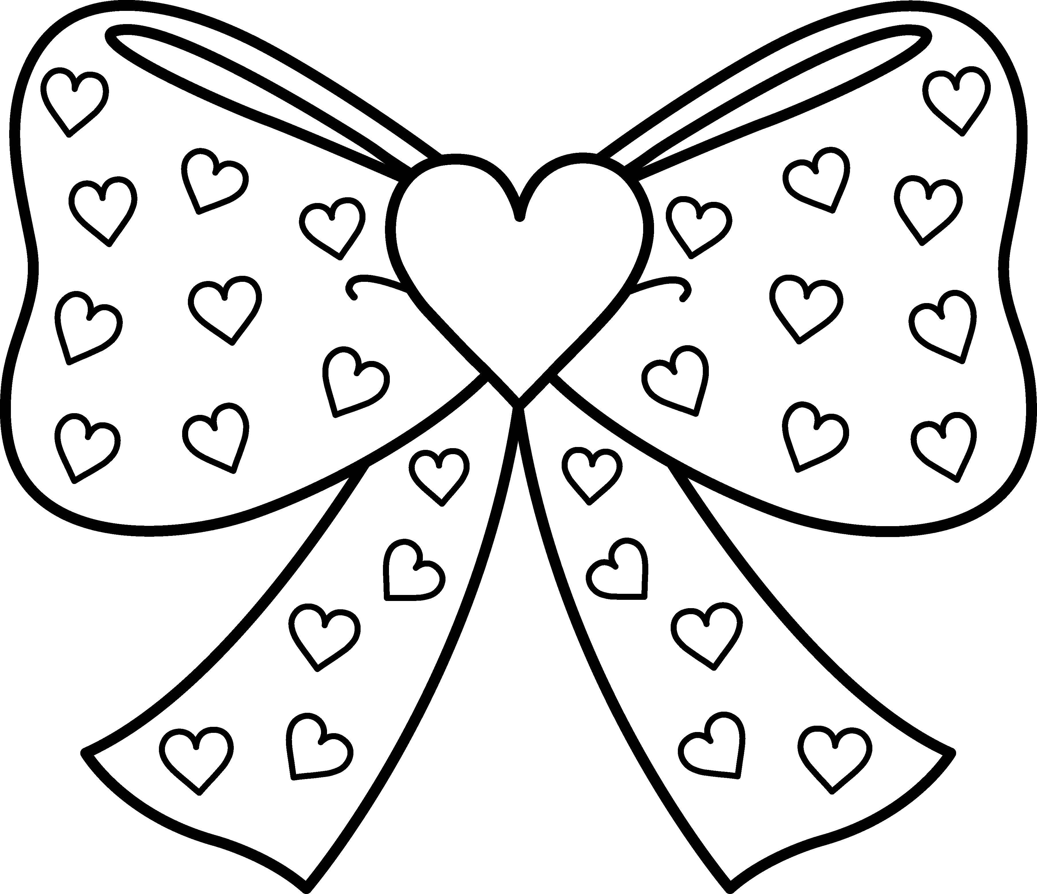 Online coloring pages coloring page bow bows download print coloring page