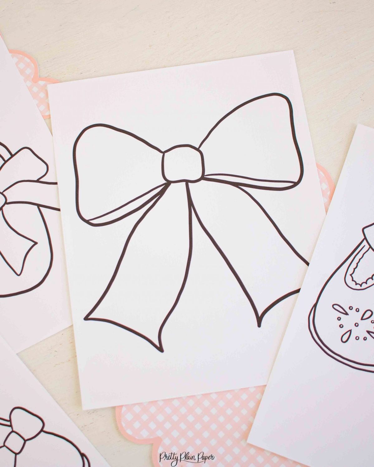 Shoes bow coloring pages