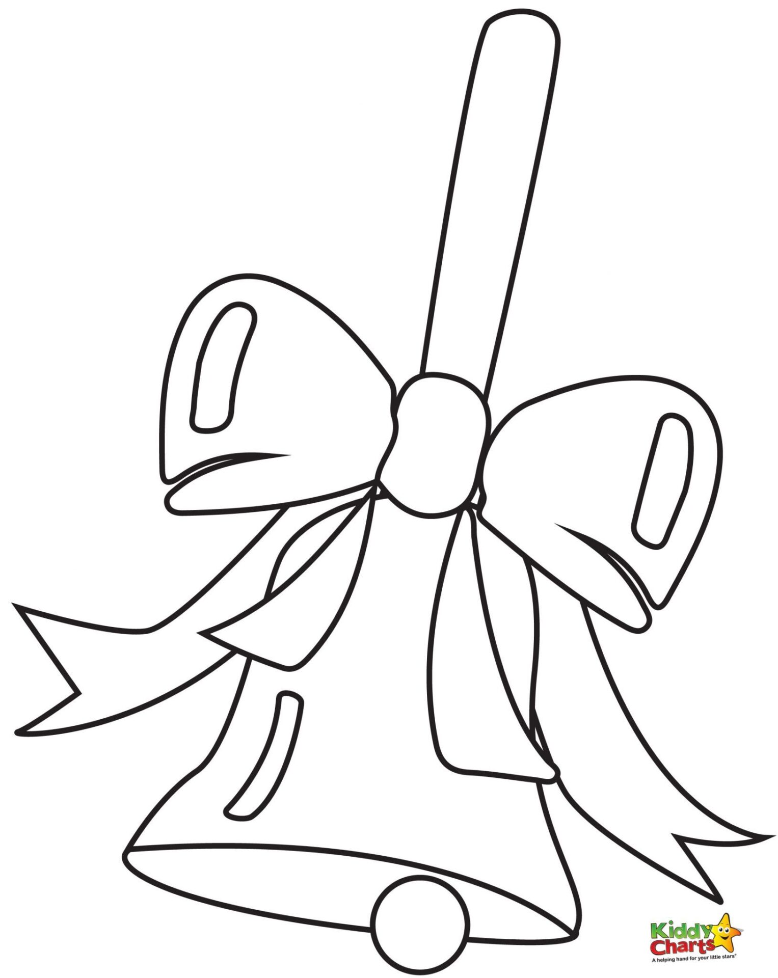 Bell with a bow