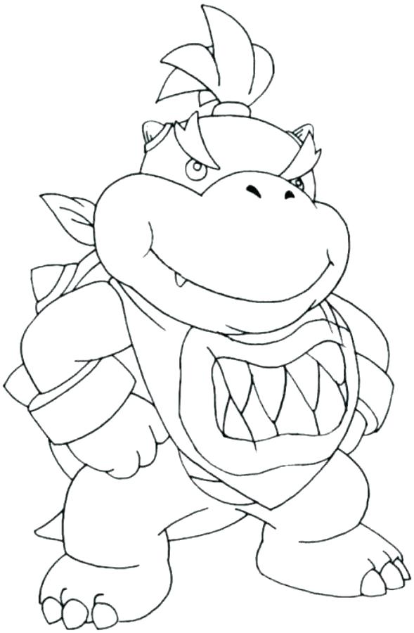 Bowser coloring pages