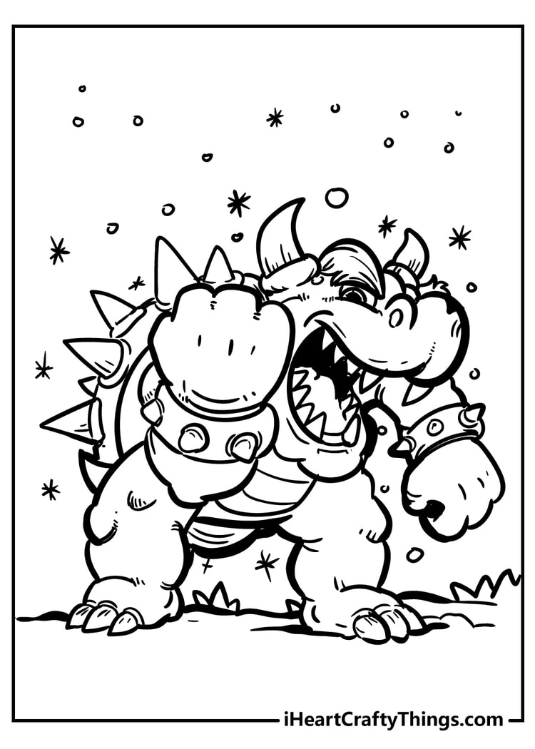 Super mario bros coloring pages free printables