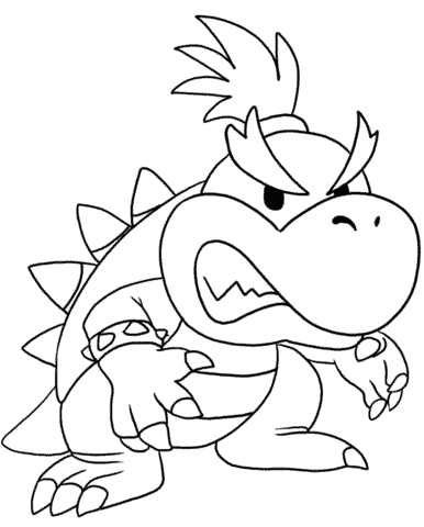 Free mario coloring pages