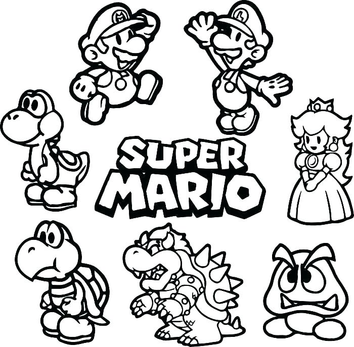 Bowser coloring pages