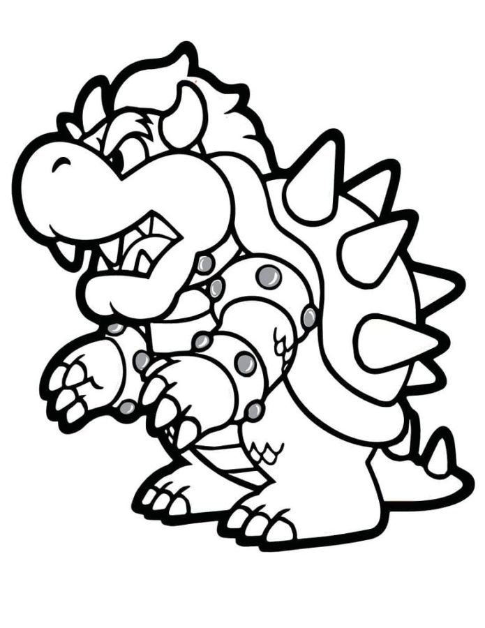 Bowser coloring pages by coloringpageswk on