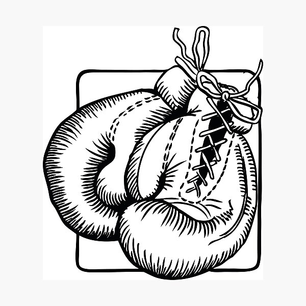 Boxing gloves photographic print for sale by mazao