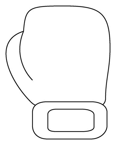 Boxing glove emoji coloring page free printable coloring pages