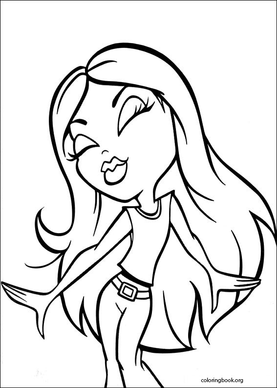 Bratz coloring page