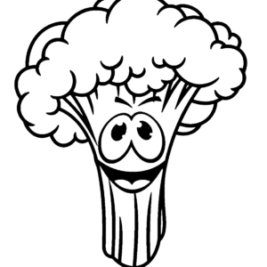 Broccoli coloring pages printable for free download