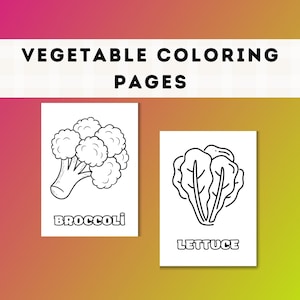 Broccoli coloring