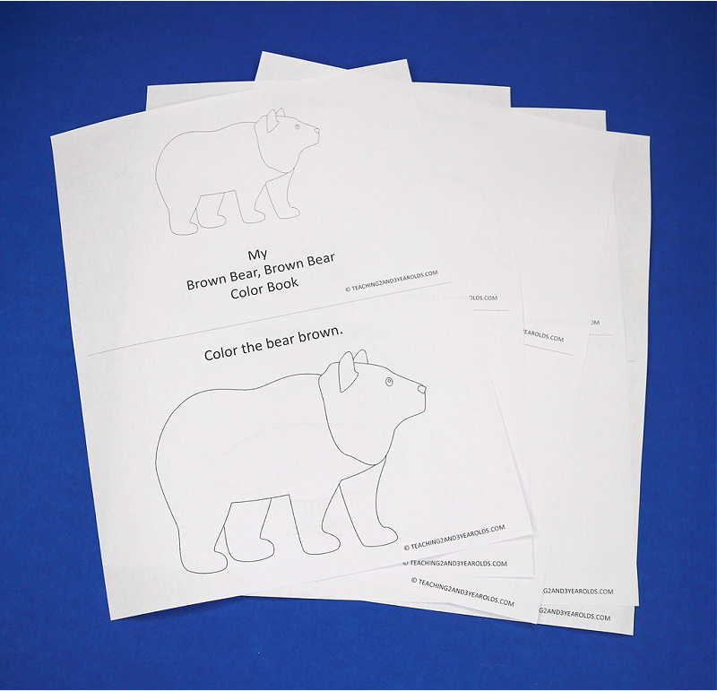 Brown bear brown bear what do you see printable book