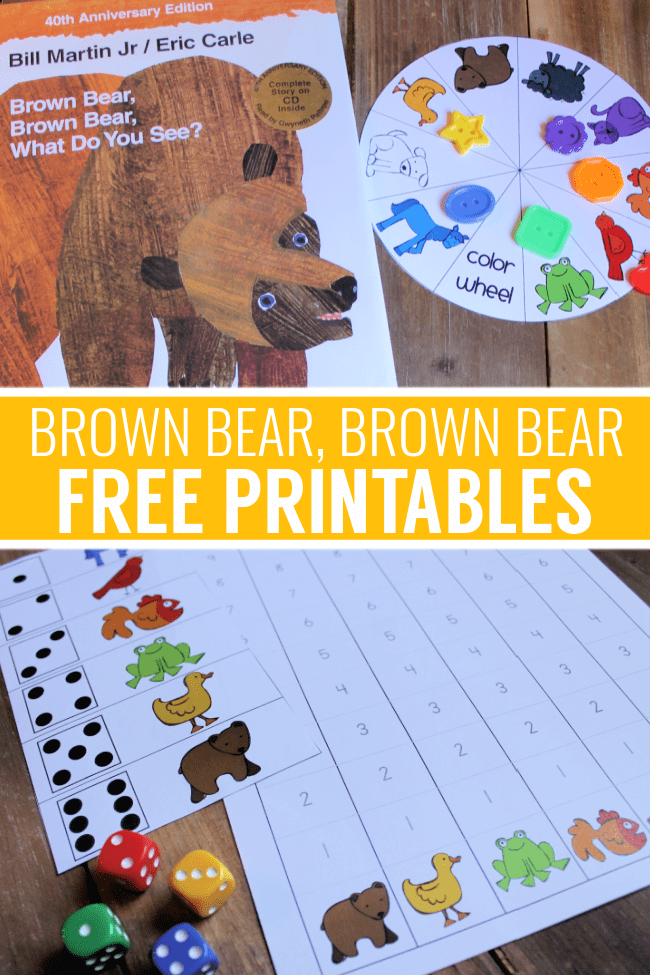 Brown bear brown bear what do you see printables and activities