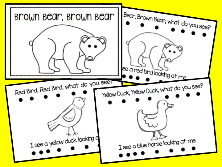 Brown bear brown bear and a freebie time kindergarten