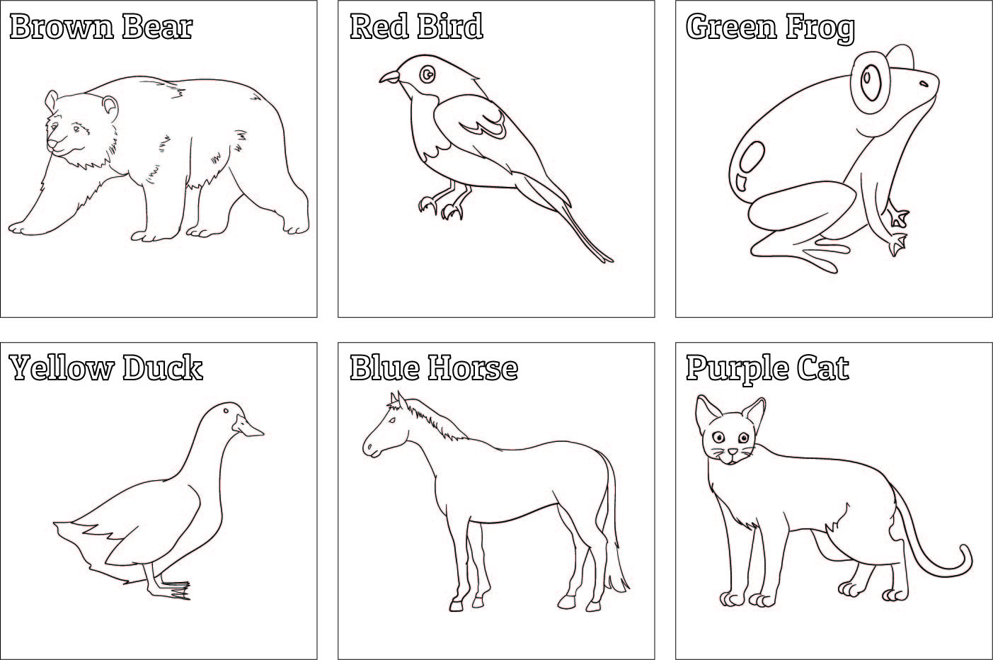 Best brown bear brown bear printables pdf for free at