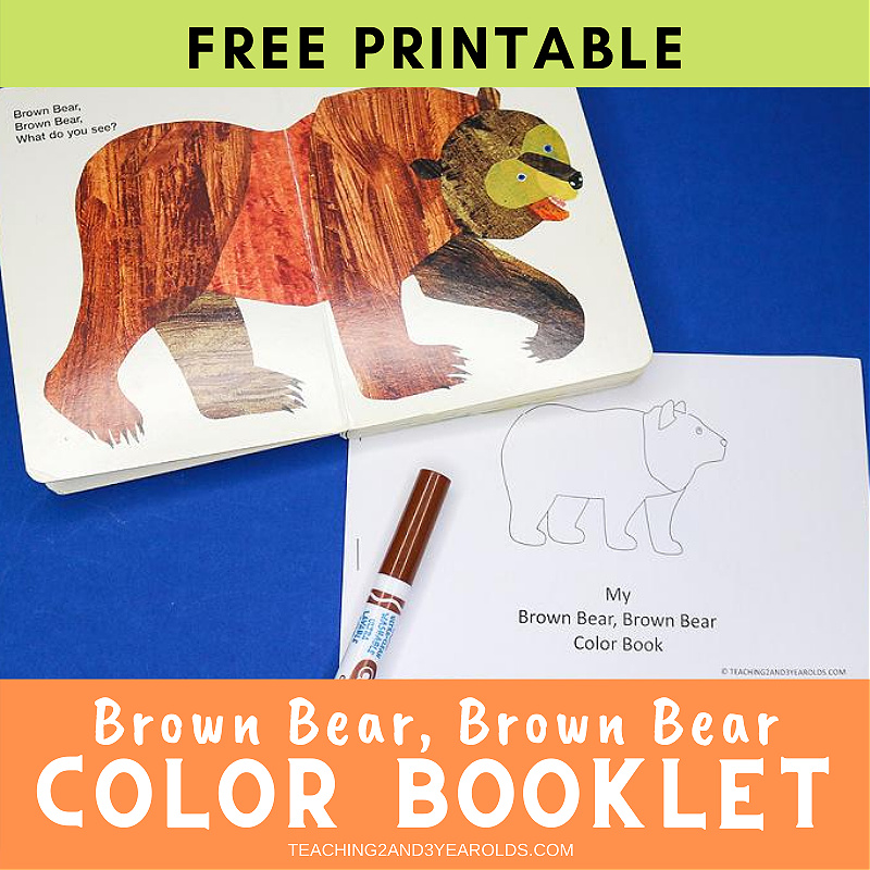 Brown bear brown bear what do you see printable book