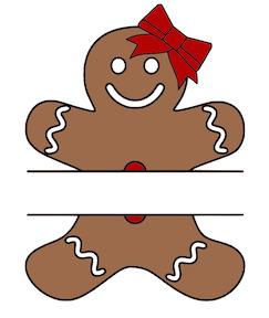 Gingerbread man patterns free printable stencils outlines