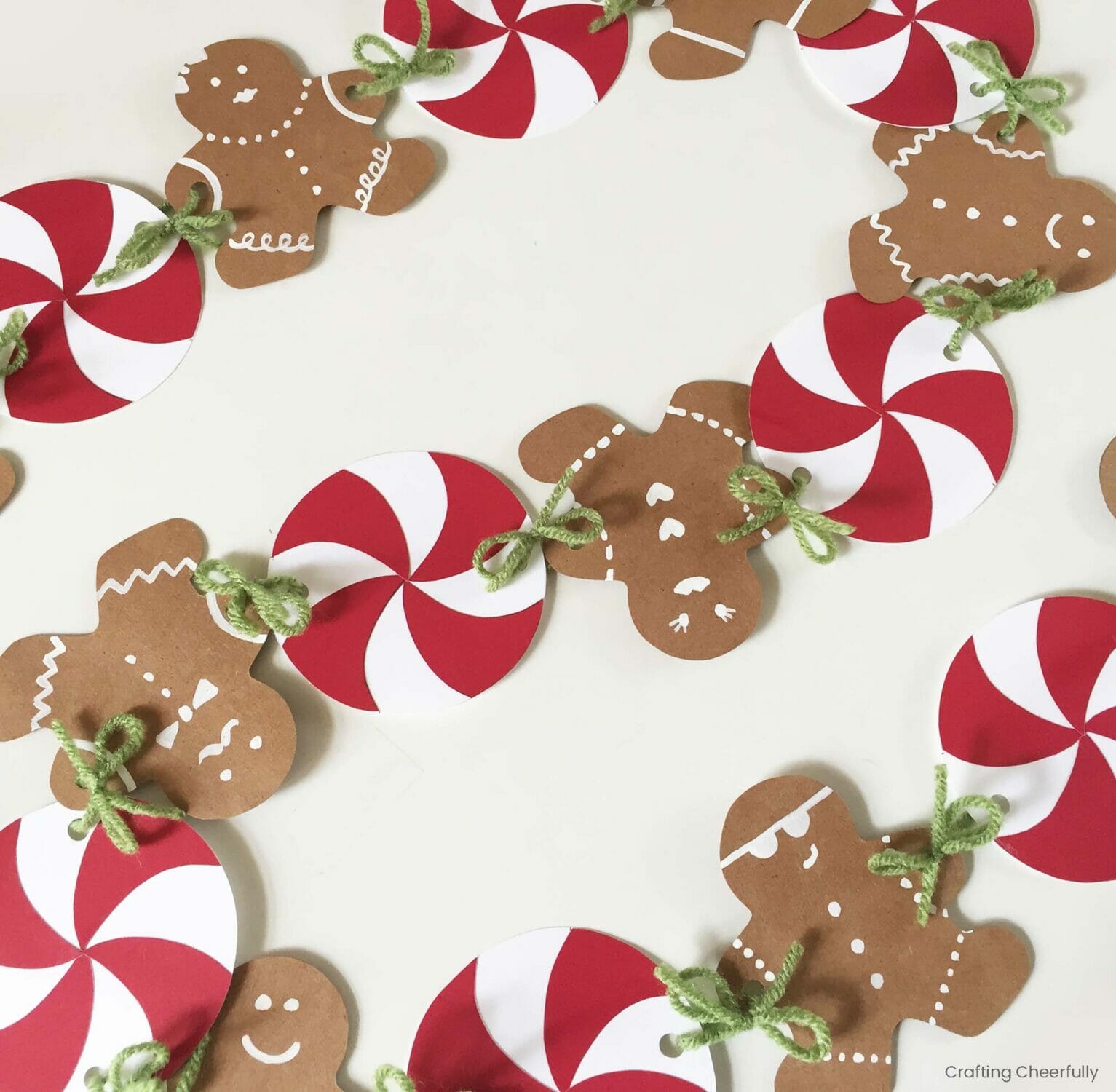 Diy gingerbread banner