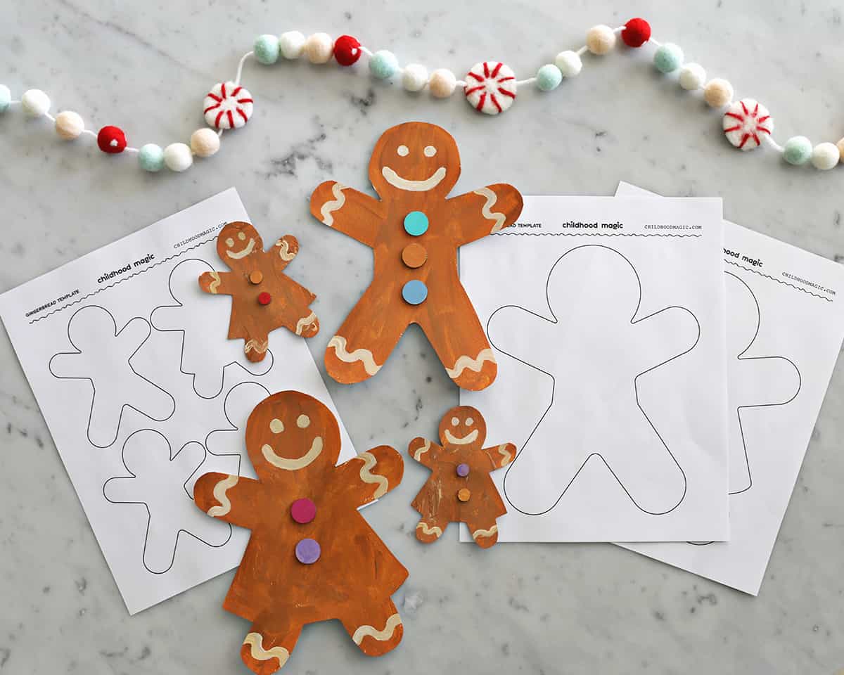 Gingerbread man template