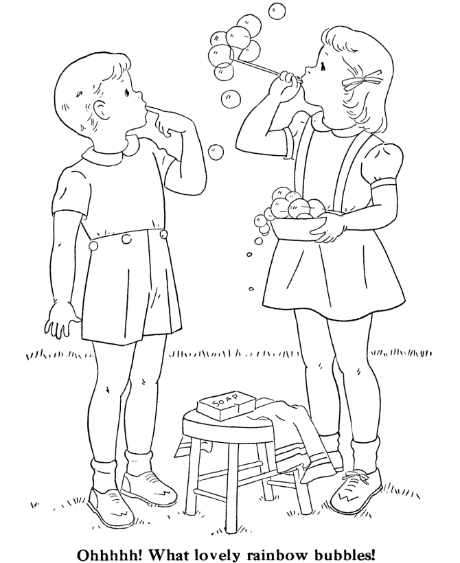 Bluebonkers kids coloring pages