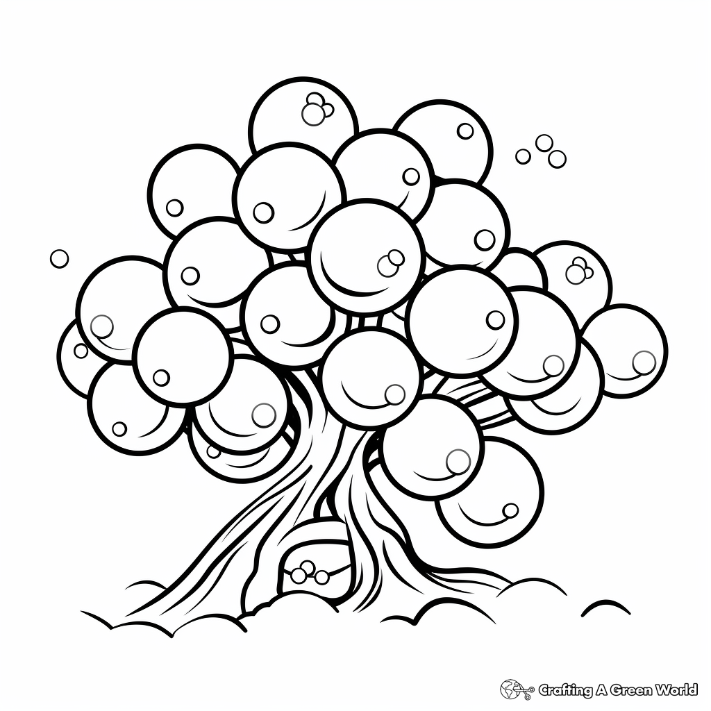 Bubble gum coloring pages