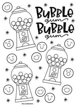 Bubble coloring tpt