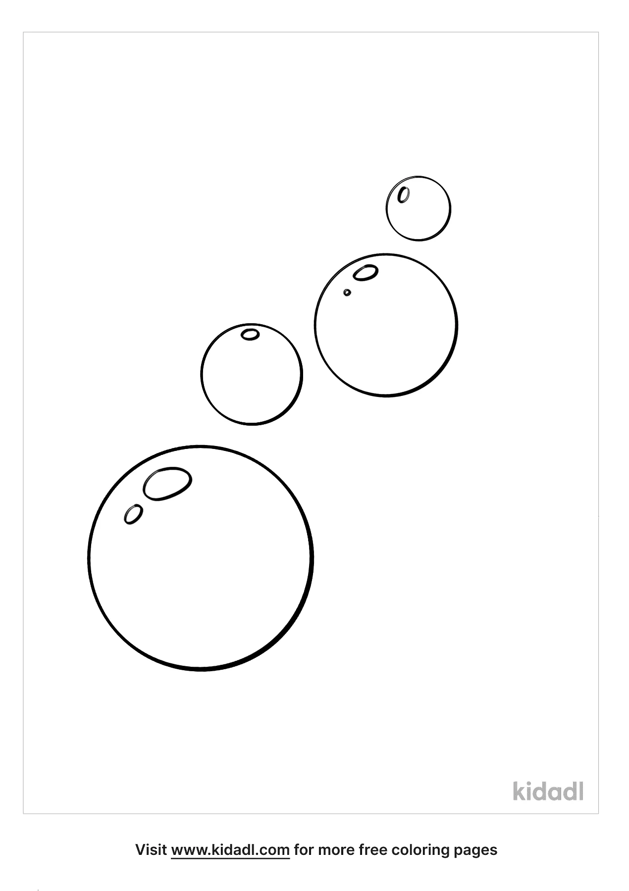 Free bubble coloring page coloring page printables