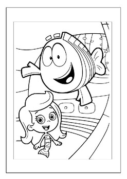 Engage your childs creativity with printable bubble guppies coloring pages