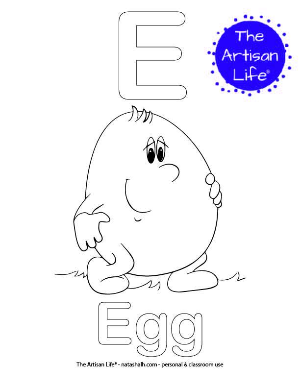 Free printable alphabet coloring pages no