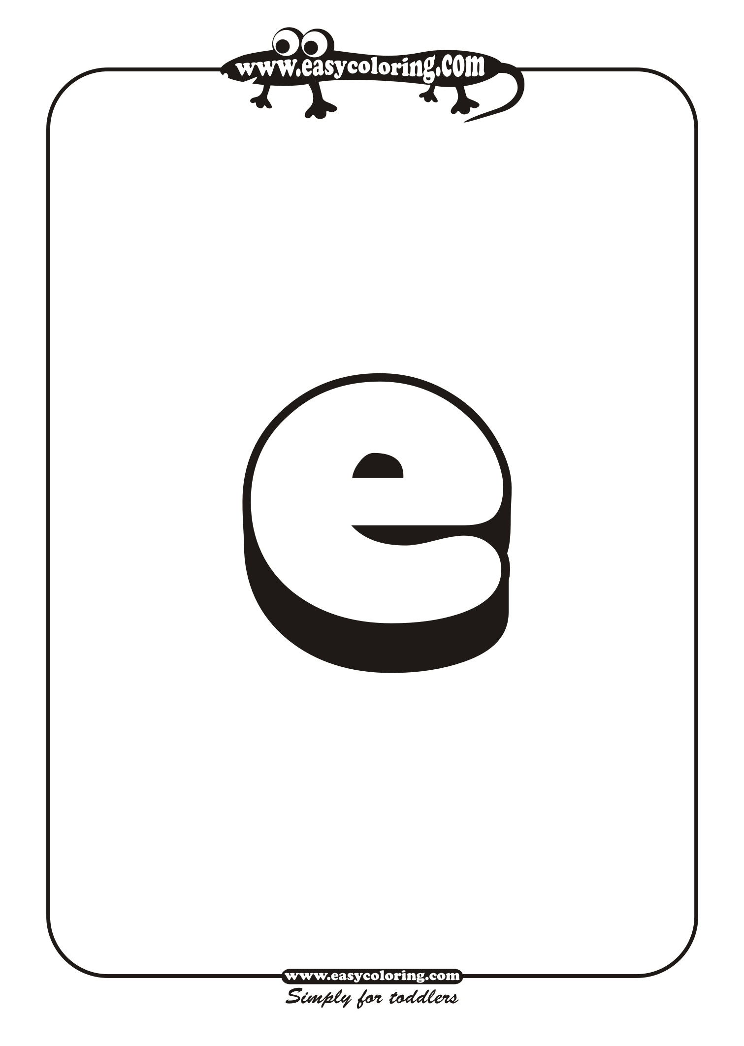 Small letter e