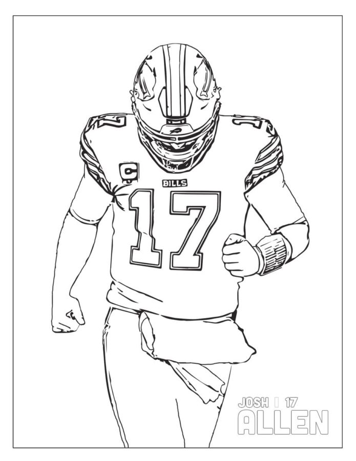 Buffalo bills coloring pages