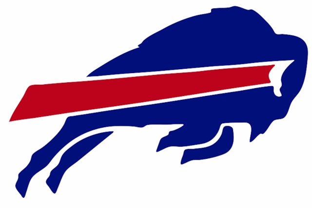 Buffalo bills stencil in layers