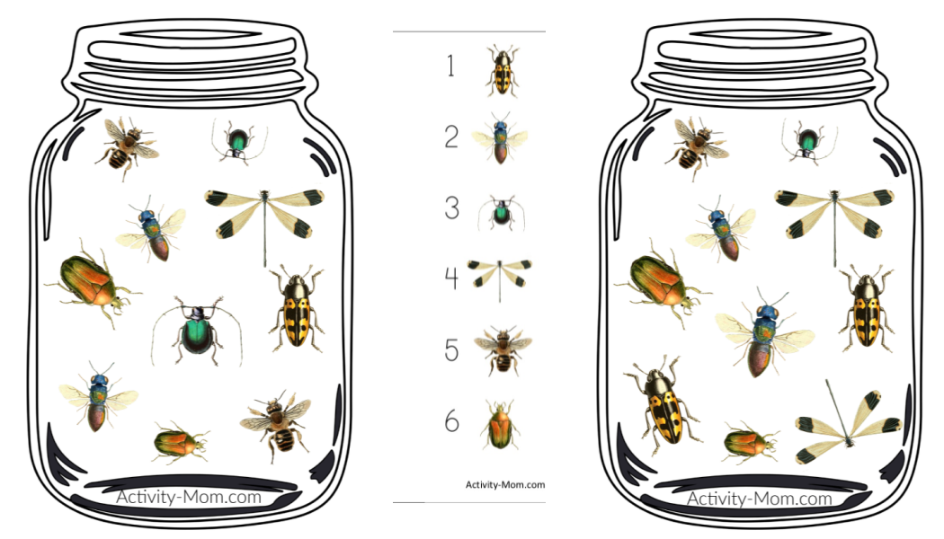 Free preschool insect theme printables and activities