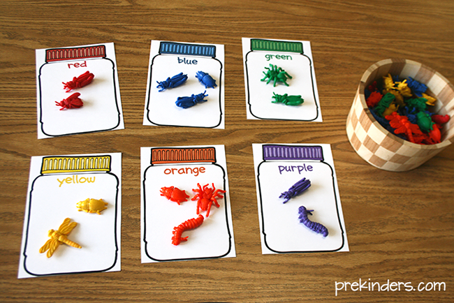 Bug jar math printables