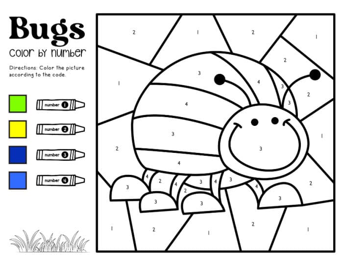 Insect coloring pages