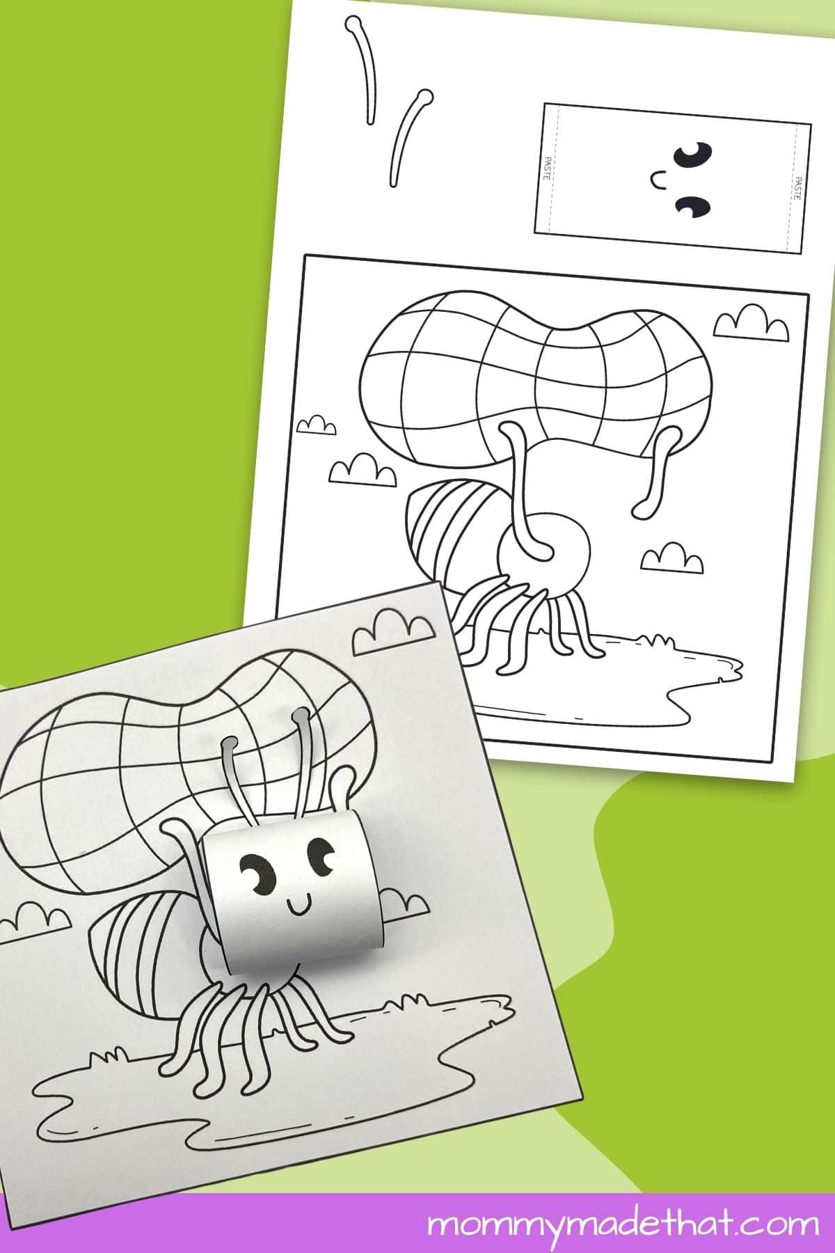 D bug coloring pages free printables