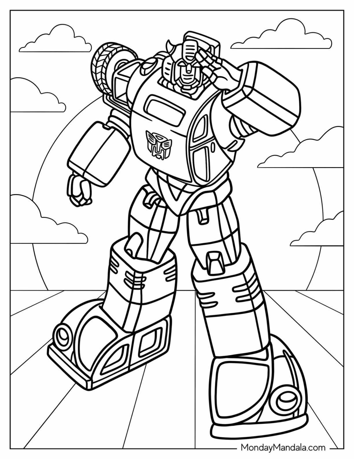 Bumblebee coloring pages free pdf printables