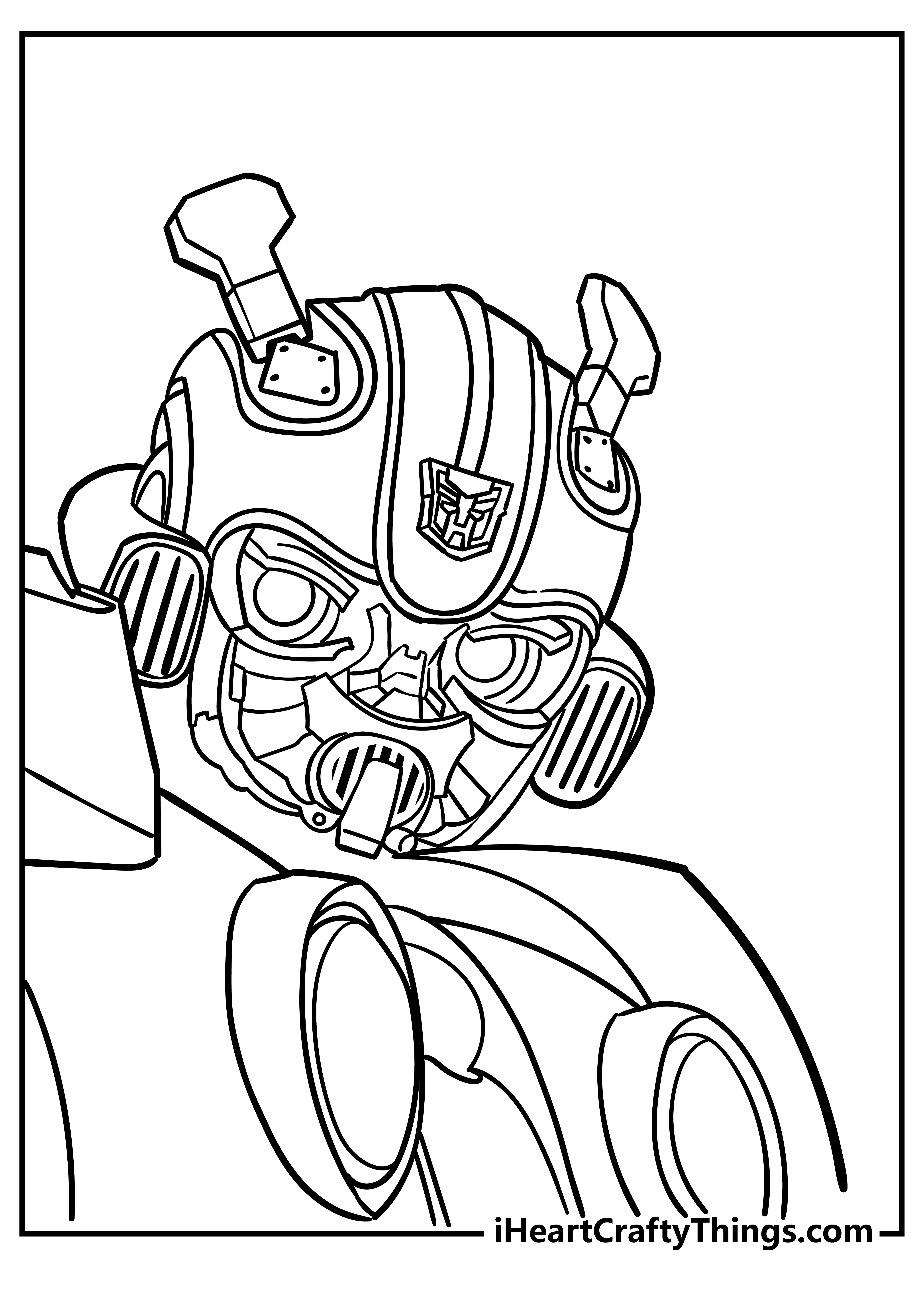 Bumblebee coloring pages free printables