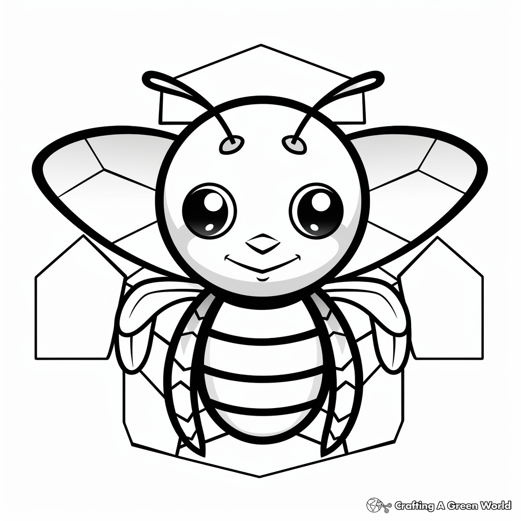 Bumble bee coloring pages