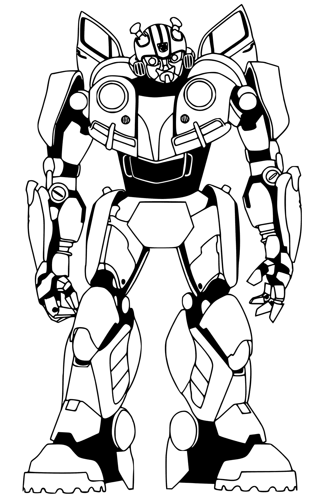 Bumblebee coloring pages