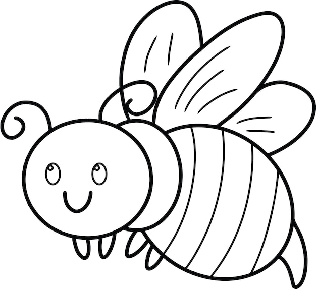 Bumblebee coloring pages printable vectors illustrations for free download