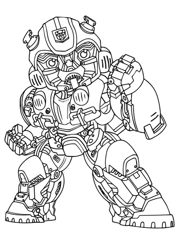 Bumblebee coloring pages