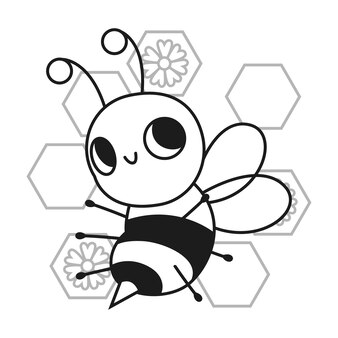 Page bumble bee coloring pages printable images
