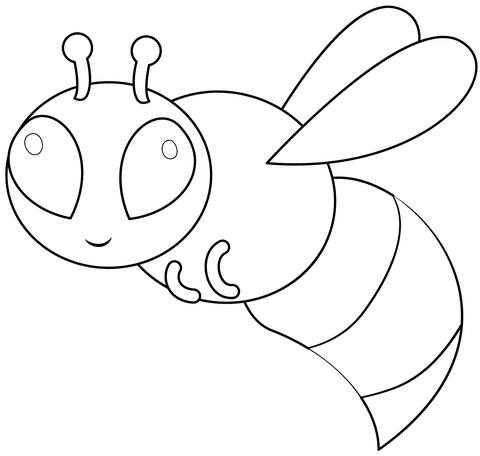 Bumblebee coloring page free printable coloring pages