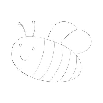 Page cute bumblebee coloring pages images
