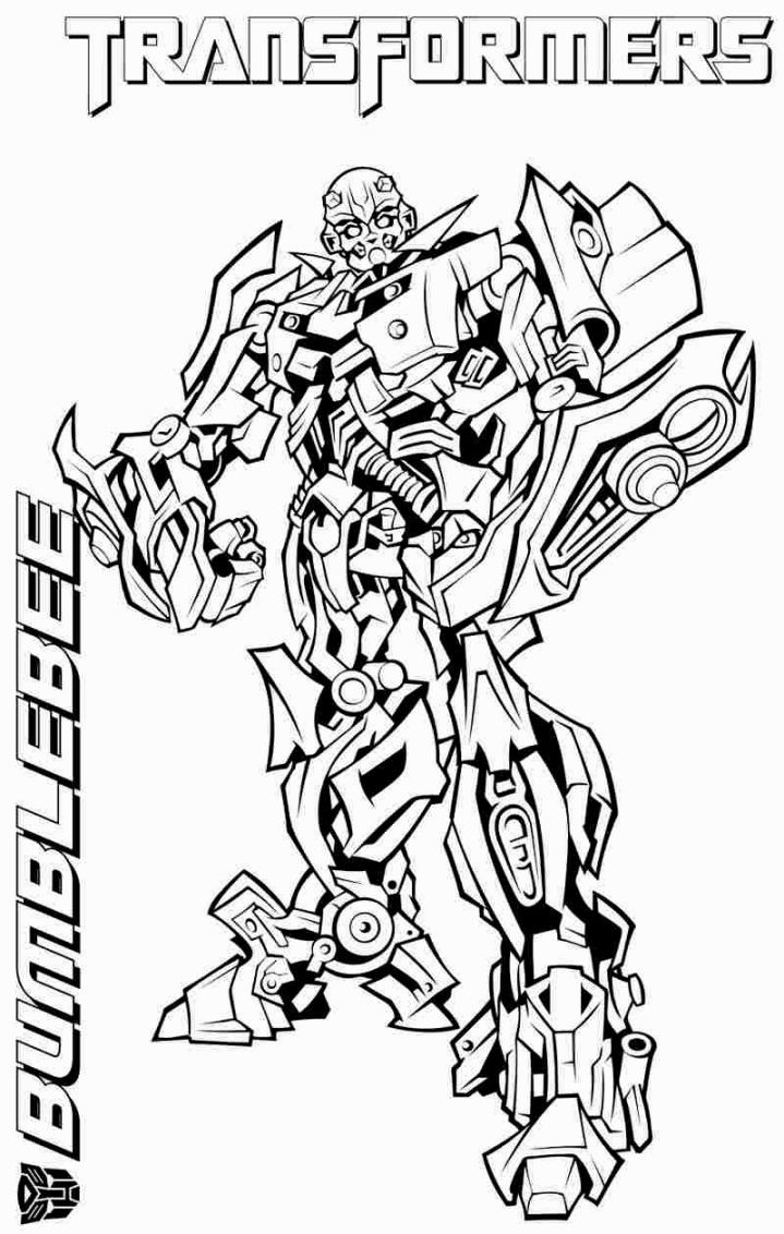 Bumblebee coloring pages